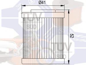 Oil filter Hiflo HF157 for KTM / Beta