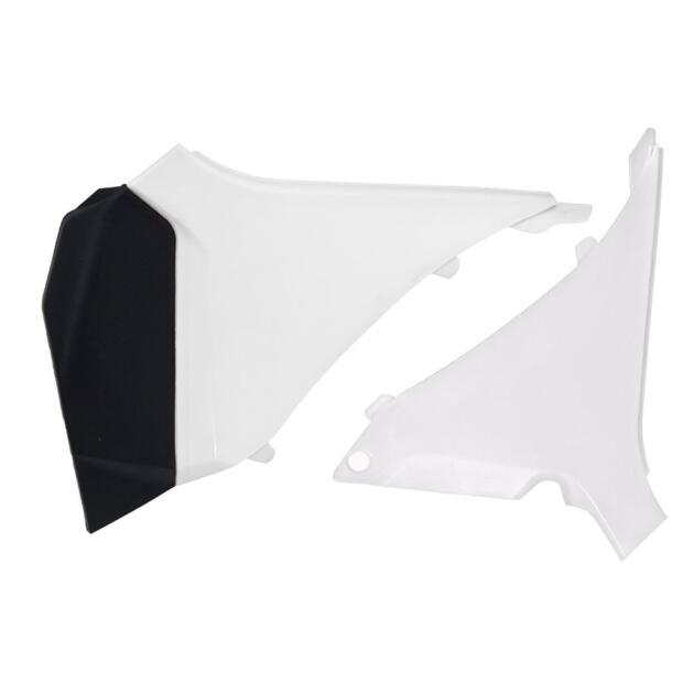 Airbox Abdeckung für KTM SX 125 Bj. 11 weiss-schwarz paarweise