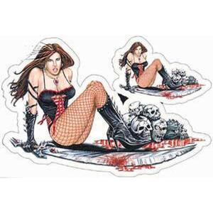 LETHAL THREAT Aufkleber Death Queen