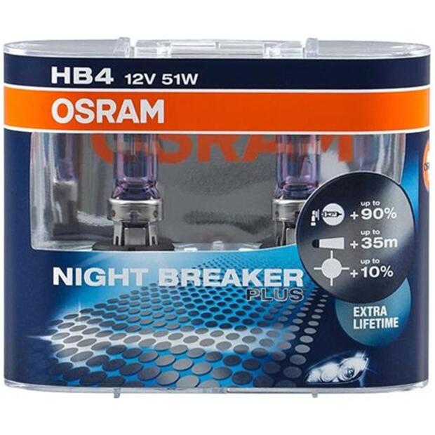 Birne H4- 12V 60/55 W. Nightbreaker paarweise