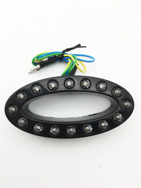 SHIN YO Rücklicht Memphis Gehaeuse schwarz LED E-gepr.