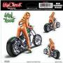 LETHAL THREAT Aufkleber Biker Babe