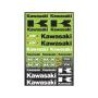 FACTORY EFFEX Aufkleberkit passend für KAWASAKI Universal 25 Teile