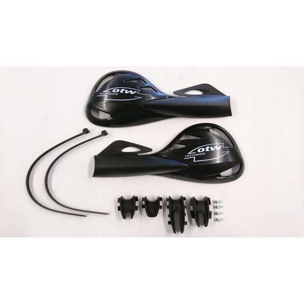 Handprotektor Universal EGOX schwarz mit Haltersatz OTW by Barkbusters