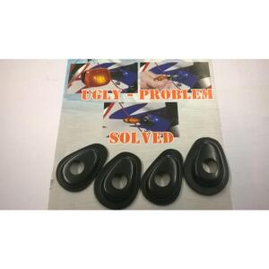 Adaptersatz für MINIBLINKER schwarz YAMAHA R6 ab 3...