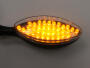 Blinker Mini LED oval vorne / hinten universell Motorrad Quad Roller