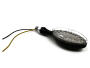 Blinker Mini LED oval vorne / hinten universell Motorrad Quad Roller
