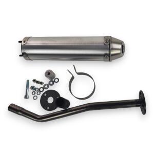 Auspuff für DERBI DRD Edition 50 SM GIANNELLI Bj 03-07 Endtopf Alu