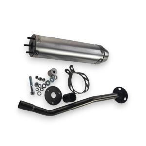 Auspuff für DERBI DRD Edition 50 SM GIANNELLI Bj 03-07 Endtopf Alu