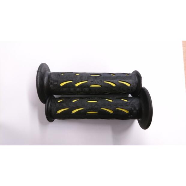 PROGRIP Griffgummi Superbike Dual 724 schwarz-gelb 22/25mm paarweise PROGRIP