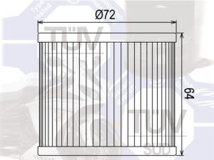 Ölfilter Hiflo HF133 für Suzuki GS, GR, GSF, GSX