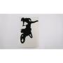 Aufkleber Freestyle MX Nac-Nac schwarz 10 x 135 cm