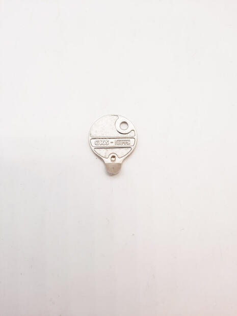 Abdeckplatte Deckelplatte chrom mit Anschlag für LenkSchloß Mofa Moped Mokick