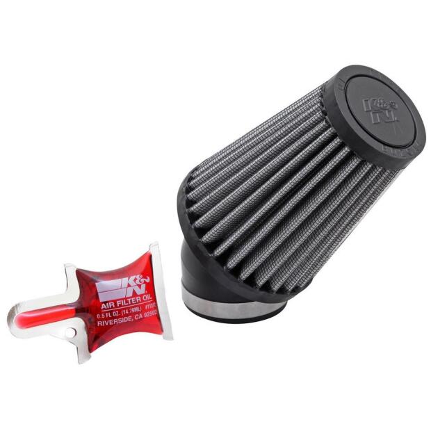 K&N univ. FILTRO ARIA TUNING D=43mm 40? angolare