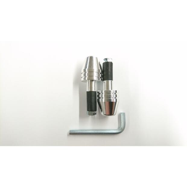 SHIN YO Lenkergewicht Vibrationsdämpfer silber für Lenker-Innendurchmesser 12mm