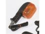 Miniblinker universal M. E-Prüfzeichen. arml.40mm, gewinde m10 vl,hr