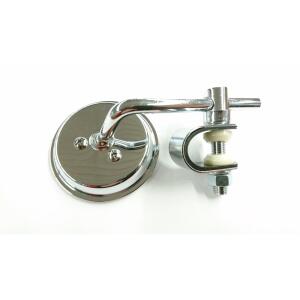 Spiegel Universal 80mm  rund chrom mit Lenkerklemmschelle