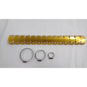 Auspuff Hitzeschutz Universal Aluminium gold