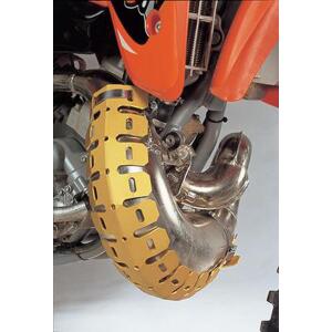 Auspuff Hitzeschutz Universal Aluminium gold