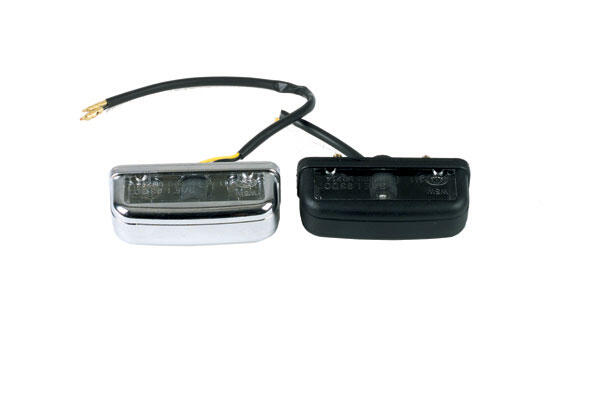 Kennzeichenleuchte schwarz Ca. 87/28/32mm
