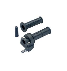 Gasgriff Universal schwarz Enduro mit Gaszugverlauf parallel