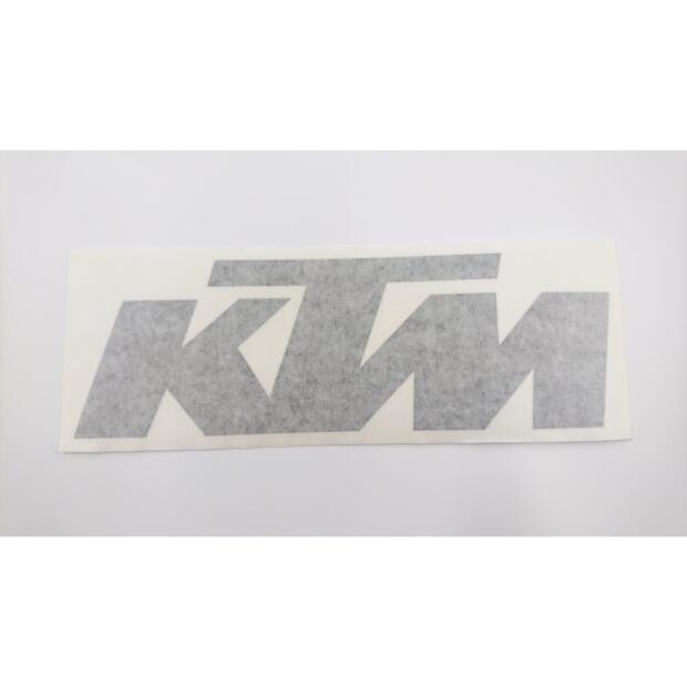 Aufkleber Schriftzug für KTM schwarz 19 x 63 cm
