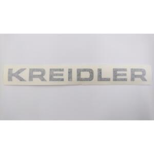 Aufkleber Schriftzug KREIDLER schwarz 18 x 15 cm