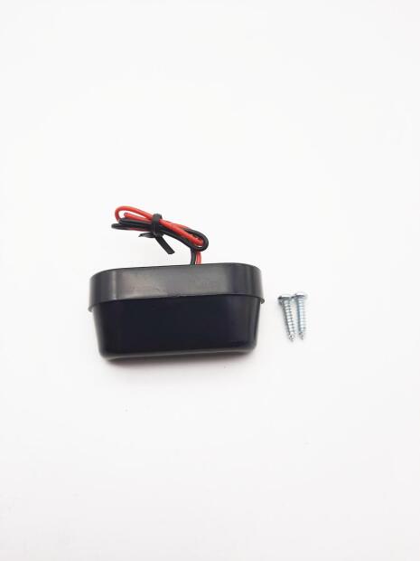 Kennzeichenbeleuchtung LED mit E-Prüfzeichen LxBxT 56x20x26mm schwarz