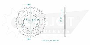 kettenrad esjot 50-13001-35 teilung 420 fuer honda