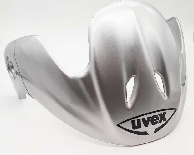 Helmschirm für Jet-Helm UVEX Jet-120 silber-metallic