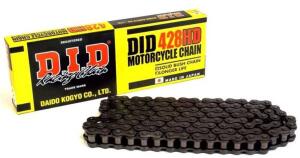 DID Kette 428 HD verstärkt schwarz 120 Glieder offen...