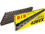 DID Kette 428 VX doppelt verstärkt X-Ring schwarz 128 Glieder offen Clipschloss