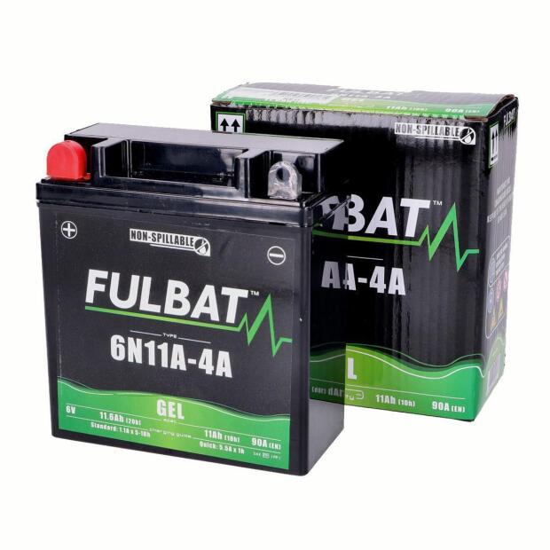 Battery Gel for Simson SR 80 6V 11Ah 6N11A-4A