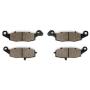 Brake pads set EBC FA229+FA231 Blackstuff for Suzuki SV 400