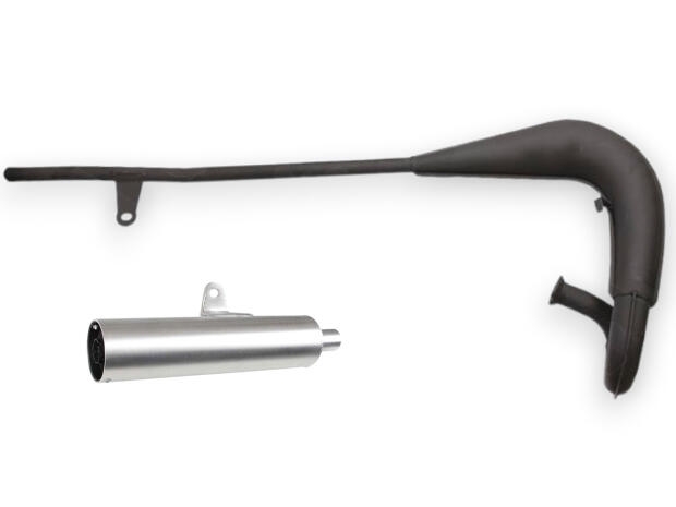 Auspuff passend für Suzuki TS 50 X / XK 82-01 Alu Komplettanlage