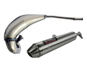 Giannelli exhaust for Yyamaha DT 125 R year 99-03 complete system aluminium