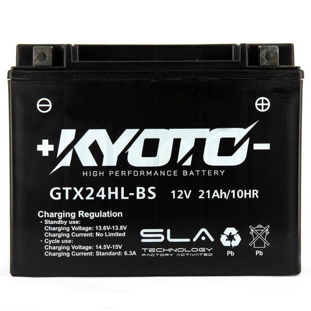 KYOTO Batterie passend für YAMAHA XVZ12 Venture/Royale Bj 83-85 (YTX24HL-BS)
