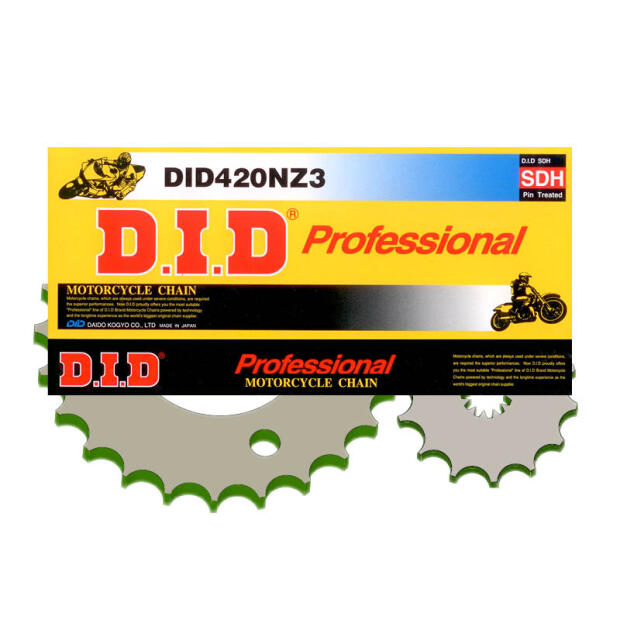 DID Kettensatz passend für APRILIA 50ccm RX 6V Bj 95-05 Üb 12-51