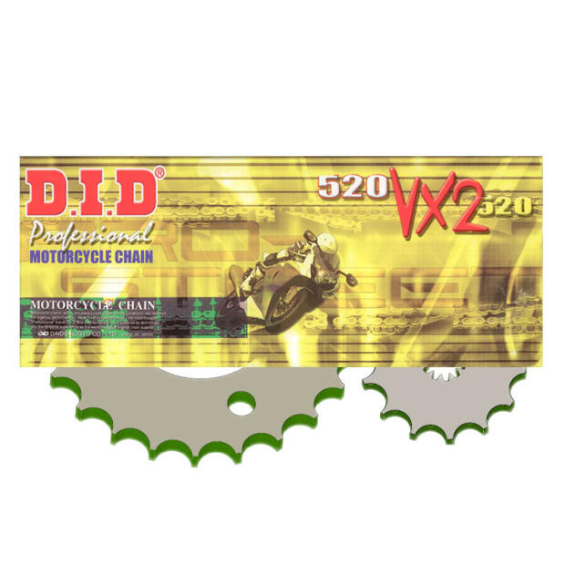 DID Kettensatz passend für KAWASAKI 250ccm KDX Bj 81-85 Üb 14-50