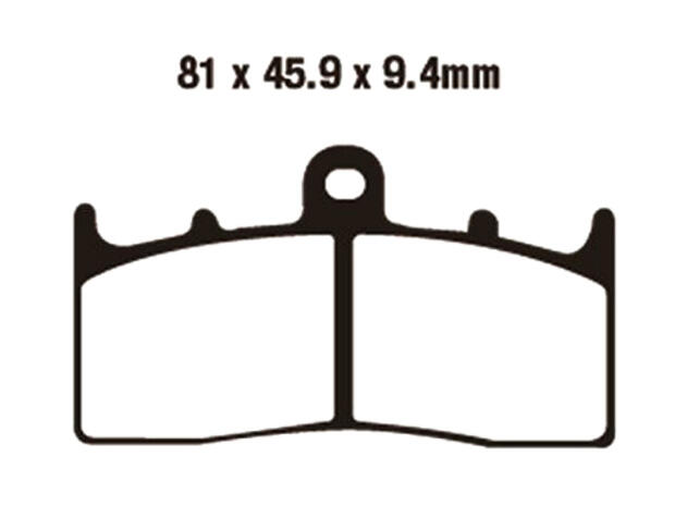 Bremsbeläge für BMW R850/1200 K1200, R1100S, R1150GS, R1200GS/Adventure TRW MCB736