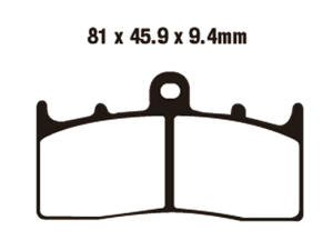 Bremsbeläge für BMW R850/1200 K1200, R1100S,...