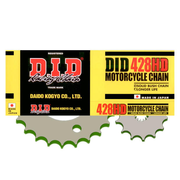 DID Kettensatz passend für HONDA 125ccm XL Bj 75-78 Üb 15-43