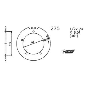 Kettenrad HERCULES ULTRA80 80 AC, ULTRA RS Baujahr mit 41...
