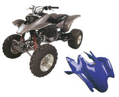 Vordere Kotflügel Weiss HONDA ATC 350 X 85-86