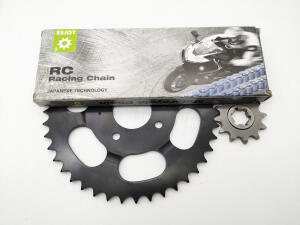 DID Kettensatz passend für KREIDLER 25ccm Mofa MP2...