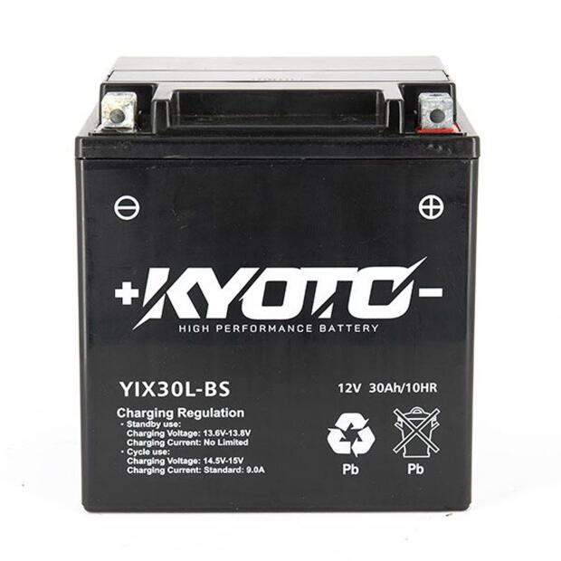 KYOTO Batterie passend für BMW R80, R80RT Bj 84-95 (YIX30L-BS)
