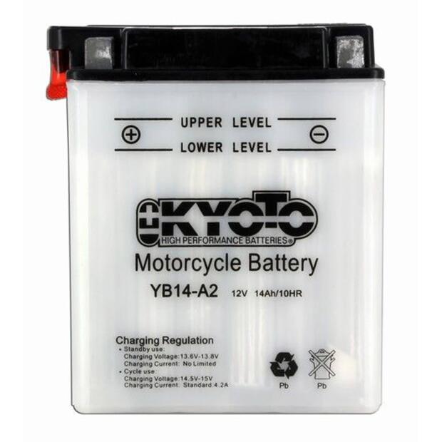 KYOTO Batterie passend für HONDA VF750F V45 Interceptor Bj 83-84 (YB14-A2)