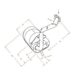 SITO Auspuff passend für PIAGGIO Rush 50ccm 50 FL2...