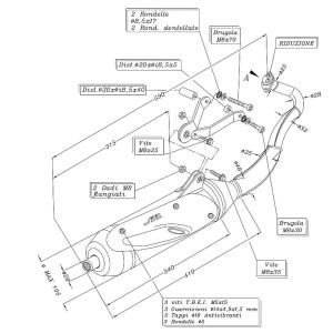 SITO Auspuff passend für DERBI Atlantis 50ccm 50 KAT...