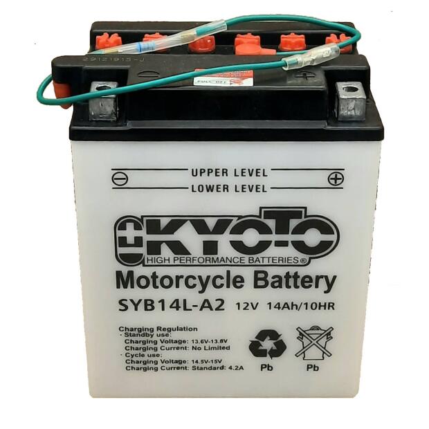 KYOTO Batterie passend für YAMAHA XJ750R Seca Bj 81-83 (SYB14L-A2)